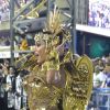 Gracyanne Barbosa foi a rainha de bateria do desfile de carnaval da União da Ilha pelo segundo ano consecutivo, nesta terça-feira, 5 de março de 2019