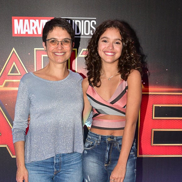 Sandra Annenberg é mãe da adolescente Elisa, de 15 anos