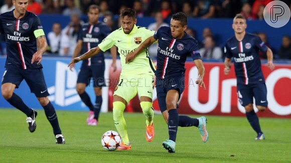 Neymar também marcou pelo Barcelono no jogo contra o Paris Saint-Germain