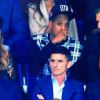 Beyoncé, Jay-Z e David Beckham assistem à partida do Paris Saint-Germain contra o Barcelona