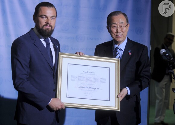 Leonardo DiCaprio foi oficialmente apresentado como novo mensageiro da paz da ONU em 20 de setembro de 2014. Ele quer se dedicar mais às causas ambientais