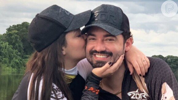 Sem assumir namoro, Maiara e Fernando Zor trocaram declarações na web nesta quinta-feira, 28 de março de 2019