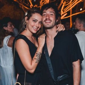 Carol Dantas e Vinícius Martinez combinam looks para festa