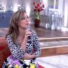 Adriana Birolli ganha declaração do namorado, Cristiano,  na TV: 'Mais sexy'. Os dois estão juntos há quatro anos