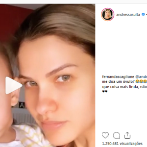 Fã de Andressa Suita fez pedido inusitado para a influencer: 'Me doa um óvulo?'