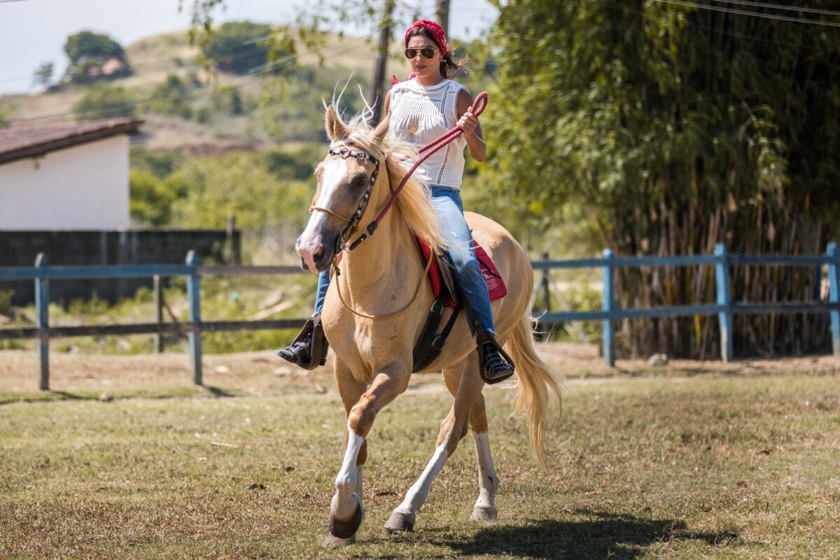 Foto: Juliana Paes aprendeu a andar de cavalo para a novela das nove de ...