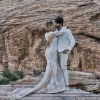 Ex-BBB Lucas Fernandes e Ana Lúcia Vilela fizeram um ensaio romântico na paisagem do cânion em Las Vegas