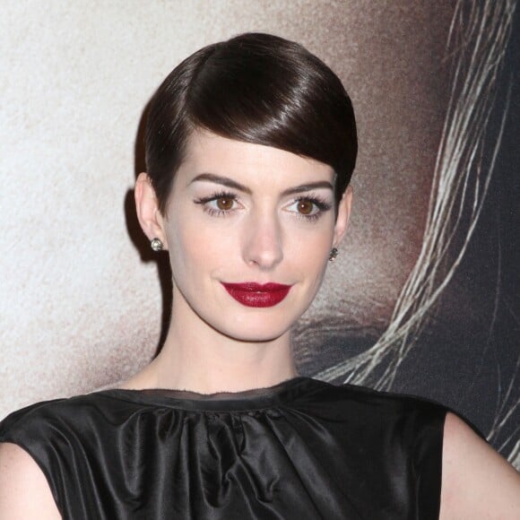 Anne Hathaway na época do filme "Os miseráveis"