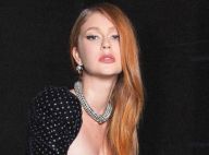 Marina Ruy Barbosa brilha com top de cristais e calça de alfaiataria em evento