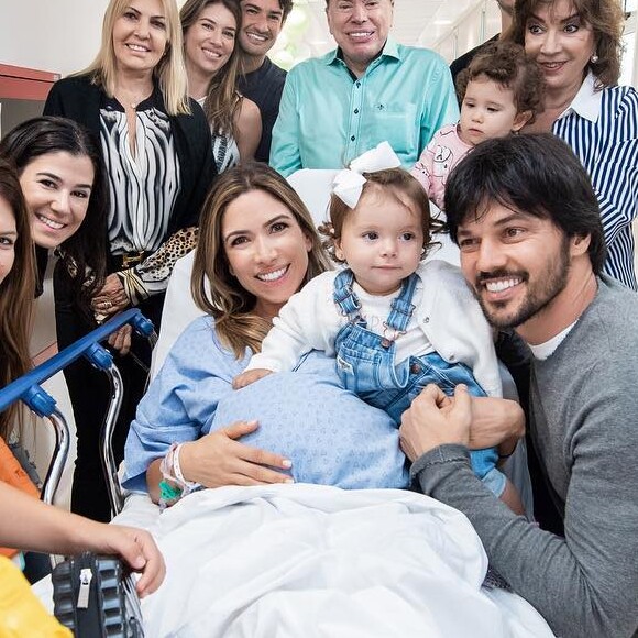 Filhos de Patricia Abravanel, Pedro e Jane roubaram a cena em momento de travessura antes da mãe dar à luz Senor