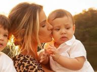 Andressa Suita combina estampa de look com mãe em foto com os filhos. Veja!