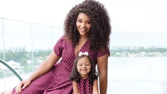 Juliana Alves combina look com a filha, Yolanda: 'Realidade mais linda'. Fotos!