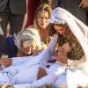 No dia do casamento de Maria da Paz (Juliana Paes) e Amadeu (Marcos Palmeira), ele vai levar um tiro no altar  na novela 'A Dona do Pedaço'.