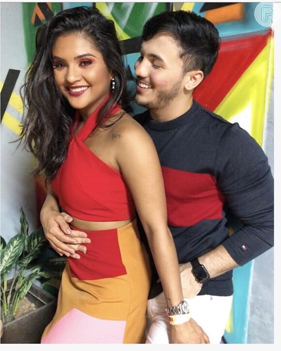 Mileide Mihaile assumiu namoro com cantor de forró Wallas Arrais em abril de 2019