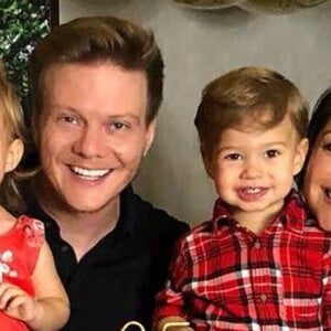 Thais Fersoza reclama com Michel Teló por deixar filhos agitados ao vistar pai no estúdio nesta quarta-feira, dia 29 de maio de 2019