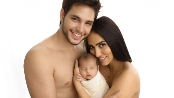 Explosão de fofura! Filho de Jade Seba e Bruno Guedes estrela 1º ensaio newborn
