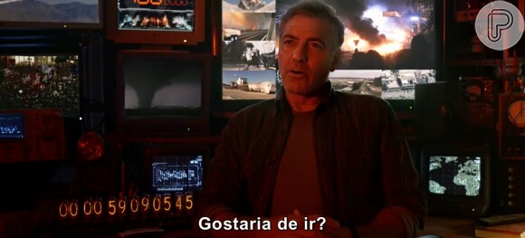 George Clooney interpreta um gênio no filme da Disney 'Tomorrowland – um lugar onde nada é impossível'. A foto foi divulgada nesta sexta-feira, 10 de outubro de 2014
