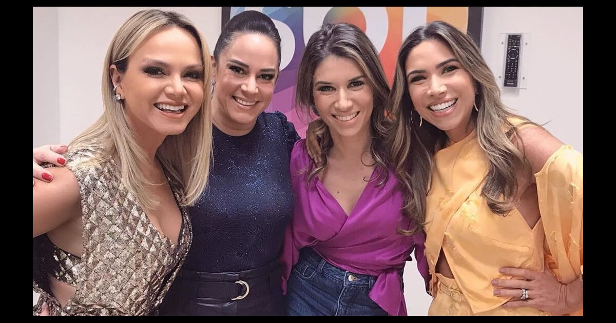 Patricia Abravanel e irmã Rebeca impressionam