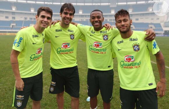O atacante Kaká estava afastado da Seleção Brasileira há um ano e meio