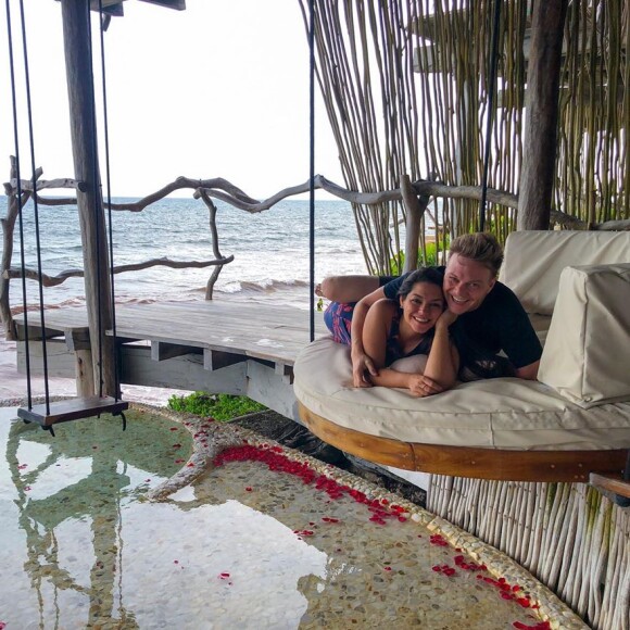 Thais Fersoza e o marido, Michel Teló, estão hospedados no hotel Azulik Tulum