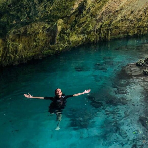 Thais Fersoza viajou para o México, onde está curtindo férias