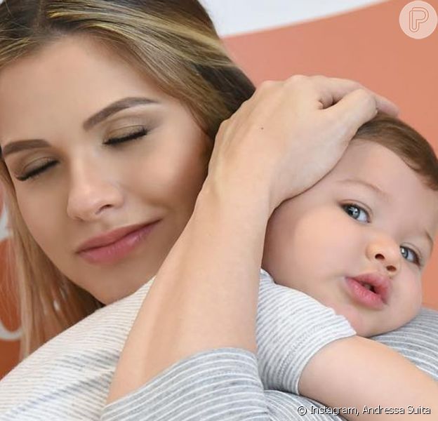 Filho mais velho de Andressa Suita e Gusttavo Lima, Gabriel ganhou homenagem da mãe pelo seu aniversário de 2 anos, nesta sexta-feira, 28 de junho de 2019: 'Te amo muito!'