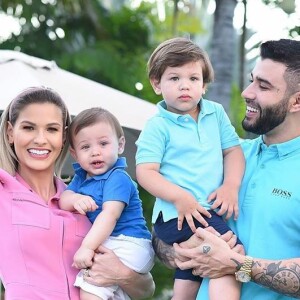 Filhos de Gusttavo Lima e Andressa Suita, Samuel e Gabriel roubam cena na web. Lembre 20 fotos em matéria nesta quinta-feira, dia 04 de junho de 2019