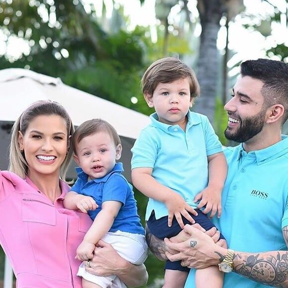 Filhos de Gusttavo Lima e Andressa Suita, Samuel e Gabriel roubam cena na web. Lembre 20 fotos em matéria nesta quinta-feira, dia 04 de junho de 2019