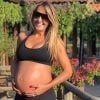 Ticiane Pinheiro é mãe de Rafaella Justus, de 9 anos, e Manuella, que nasceu sexta-feira, 12 de julho de 2019
