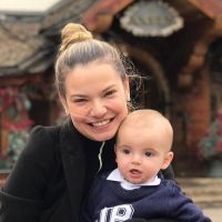 Filho de Milena Toscano estoura o fofurômetro ao completar 10 meses: 'Te amo!'