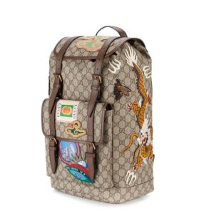 Mochila Gucci supreme patch usada por Pedro Scooby é da Gucci