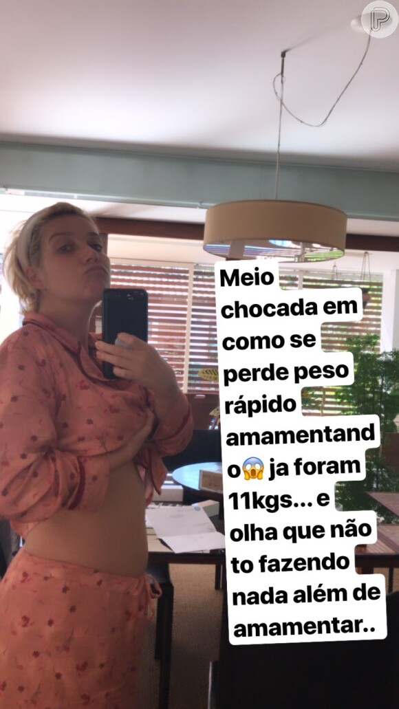 Luiza Possi mostra barriga após dar à luz ao 1º filho nesta sexta-feira, dia 26 de julho de 2019