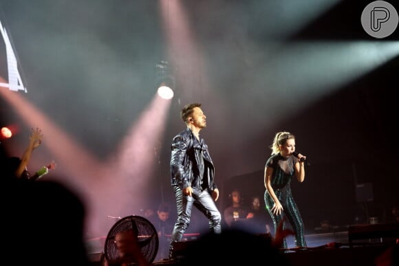 Sandy e Junior fizeram show no Jeunesse Arena, no Rio de Janeiro
