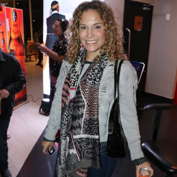 Maíra Charken prestigia première do filme 'Simonal' em cinema na Zona Sul do Rio de Janeiro, na noite desta terça-feira, 06 de agosto de 2019