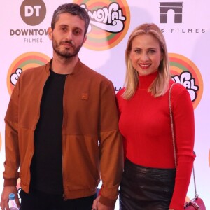 Luiza Valdetaro leva novo namorado à première do filme 'Simonal' em cinema na Zona Sul do Rio de Janeiro, na noite desta terça-feira, 06 de agosto de 2019