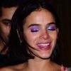 Bruna Marquezine usou make lilás em aniversário