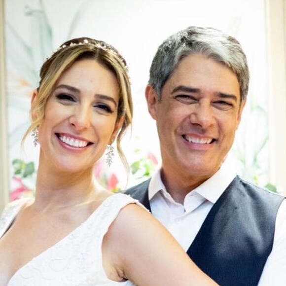 William Bonner e Natasha Dantas estão casados desde novembro do ano passado