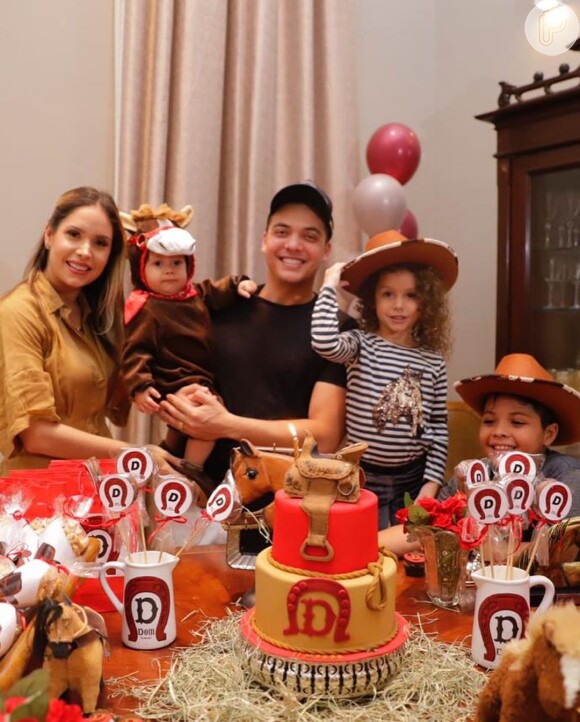 Filho caçula de Wesley Safadão e Thyane Dantas, Dom ganhou festa temática para comemorar seus 11 meses