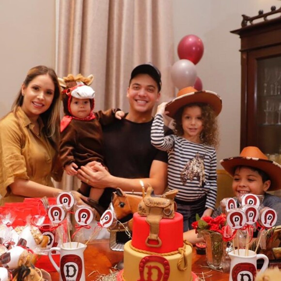 Filho caçula de Wesley Safadão e Thyane Dantas, Dom ganhou festa temática para comemorar seus 11 meses