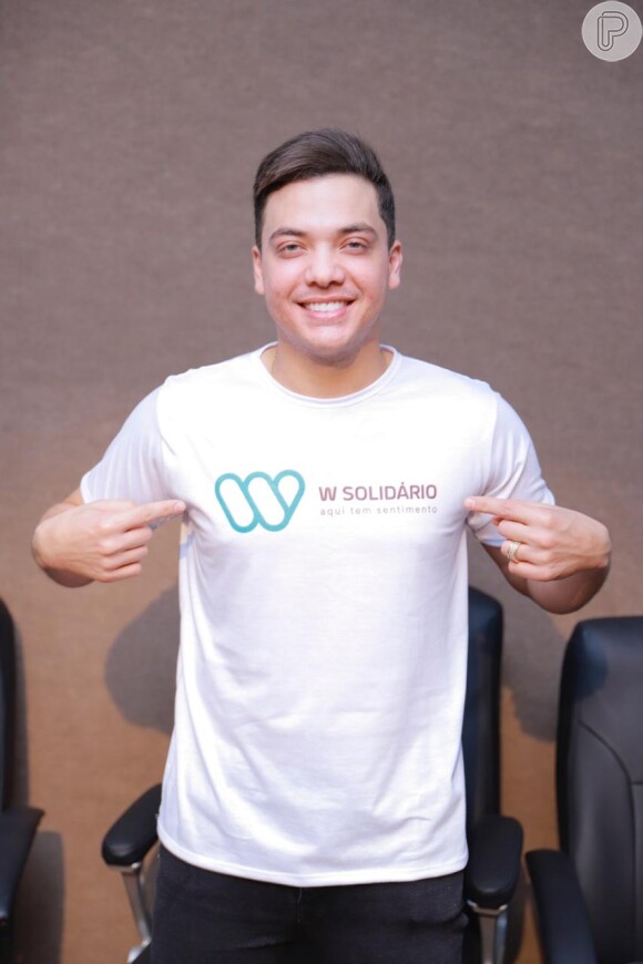 Wesley Safadão lançou primeira ação do projeto 'W Solidário' com foco no voluntariado