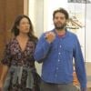 Giselle Itié e Guilherme Winter foram clicados em passeio por shopping após comemorarem os 40 anos do ator