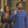 Giselle Itié e Guilherme Winter foram clicados em passeio por shopping após comemorarem os 40 anos do ator, nesta quinta-feira, 29 de agosto de 2019
