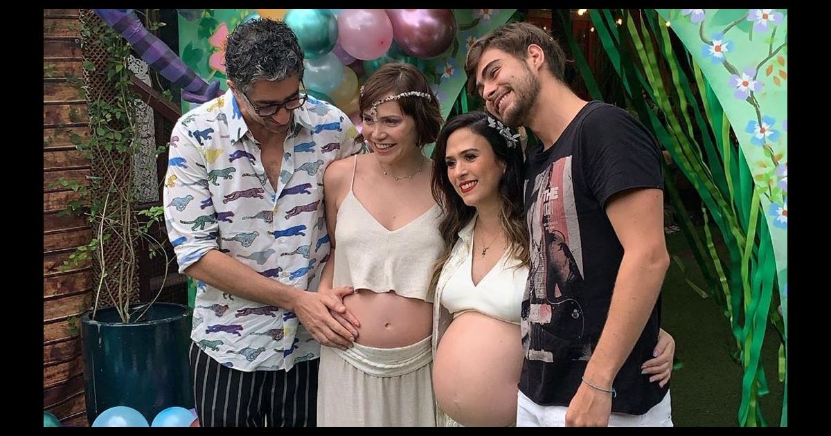 Gravidas Tata Werneck E Leticia Colin Exibem Barriga Em Cha De Bebe Veja Fotos Purepeople