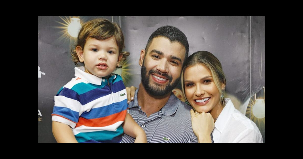 Andressa Suita revela ciúme do filho mais velho com o irmão