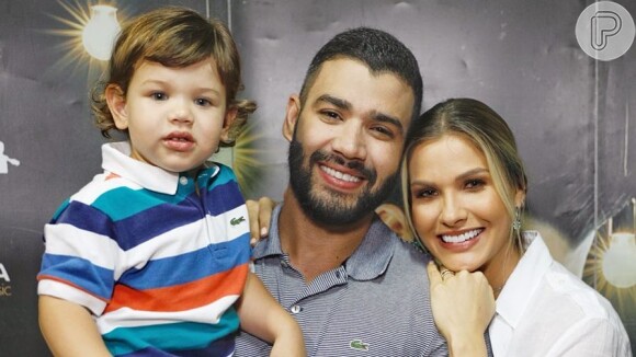 Andressa Suita falou sobre o crescimento de Gabriel, seu filho com Gusttavo Lima, nesta quinta-feira, 5 de setembro de 2019