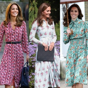 Vestidos florais de Kate Middleton são a cara da Primavera-Verão