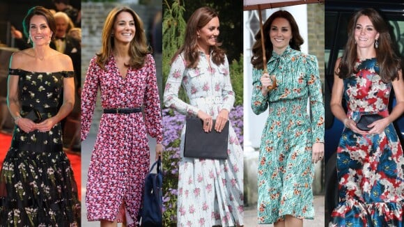Veja os vestidos florais de Kate Middleton para você apostar na trend do Verão!