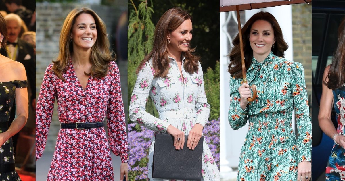 Vestido floral com Kate Middleton: 25 looks da princesa com a trend do  Verão. Fotos! - Purepeople