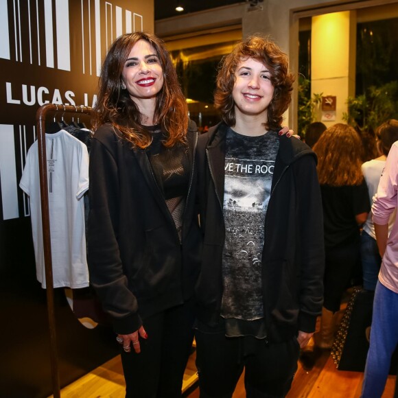 Luciana Gimenez elogiou o filho mais velho, Lucas Jagger, em entrevista