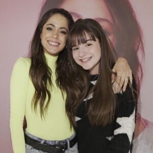 A atriz Sophia Valverde viajou para o Uruguai para ver um show de Tini Stoessel